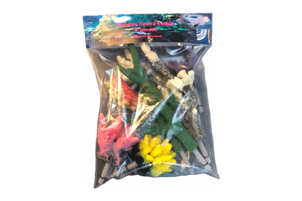 Bag of 8 mixed corals for aquarium